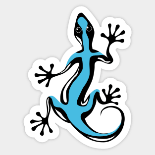 Blue Salamander Sticker